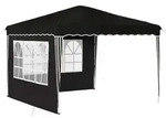 vidaXL Pop-up Partyzelt Schwarz 288 x 288 x 245 cm Oxford-Stoff