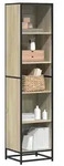 vidaXL B&uuml;cherregal Sonoma-Eiche 40x35x170,5 cm Holzwerkstoff