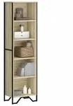 vidaXL B&uuml;cherregal Sonoma-Eiche 50x31x169 cm Holzwerkstoff