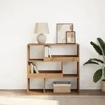 vidaXL B&uuml;cherregal/Raumteiler Artisan-Eiche 100x33x94,5 cm