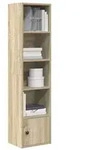 vidaXL B&uuml;cherregal Sonoma-Eiche 31x24x127 cm Holzwerkstoff