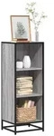 vidaXL B&uuml;cherregal Grau Sonoma 40x35x107,5 cm Holzwerkstoff