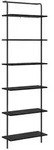 vidaXL B&uuml;cherregal Schwarz Eichen-Optik 60 x 24 x 203 cm Holzwerkstoff