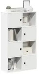 vidaXL B&uuml;cherregal Wei&szlig; 60x24x101,5 cm Holzwerkstoff