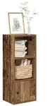 vidaXL B&uuml;cherregal Altholz-Optik 31x24x77 cm Holzwerkstoff