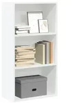 vidaXL B&uuml;cherregal Wei&szlig; 60x30x114 cm Holzwerkstoff
