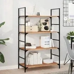vidaXL Schweberegale 4 Stk. 80x40x2 cm Massivholz Akazie &Ouml;lbehandelt