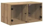 vidaXL Wandschr&auml;nke 2 pcs Artisan-Eiche 68 x 37 x 35 cm Holzwerkstoff