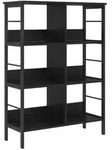 vidaXL B&uuml;cherregal Schwarz Eichen-Optik 82 x 32 x 112 cm Holzwerkstoff