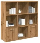 vidaXL B&uuml;cherschrank Artisan-Eiche 98x29x97,5 cm Holzwerkstoff