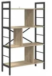 vidaXL B&uuml;cherregal Sonoma-Eiche 75 x 30 x 123,5 cm Holzwerkstoff