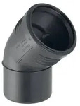 GEBERIT Geberit Bogen DN 150 45 Grad Silent-PP d160 mit 1 Muffe