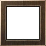 Jung Rahmen 1fach Mess/antik FDME 2981 AT