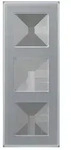 Jung Glasrahmen 3fach AV 583 GLM KG