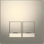 Merten Abdeckung System Design Nickel MEG4572-6050 1St.