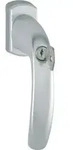 Fenstergriff NY 0810S/U10 Alu.F9016/verkehrswei&szlig; 32mm abschl.HOPPE
