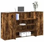 vidaXL Empfangstheke R&auml;uchereiche 180x50x103,5 cm Holzwerkstoff