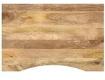 vidaXL Schreibtischplatte mit Aussparung 80x60x2,5 cm Massivholz Mango