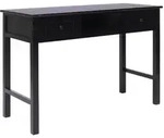 vidaXL Schreibtisch Schwarz 110&times;45&times;76 cm Holz