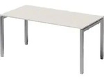 Bisley Schreibtisch DUH1608GW355 U 1600x650-850x800mm si/gr.ws