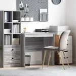 vidaXL Schreibtisch Grau Sonoma 80x50x76 cm Holzwerkstoff