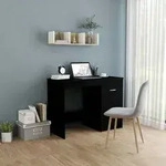 vidaXL Schreibtisch Schwarz 100x50x76 cm Holzwerkstoff