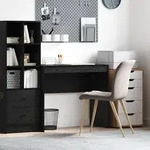 vidaXL Schreibtisch Schwarze Eiche Holzwerkstoff 90 x 40 x 76 cm