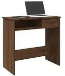vidaXL Schreibtisch Braun Eichen-Optik 80x40x75 cm Holzwerkstoff