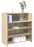 vidaXL Empfangstheke Sonoma-Eiche 100x50x103,5 cm Holzwerkstoff