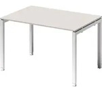 Bisley Schreibtisch DUH1208GW396 U 1200x650-850x800mm ws/gr.ws