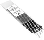 STAHLWERK Wolframelektroden / Schwei&szlig;elektroden WC20 grau 1,6 x 175 mm 10er Set