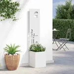 vidaXL Garten Sichtschutz-Leinwand Wei&szlig; 32 x 32 x 150 cm
