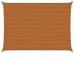 vidaXL Sonnensegel Orange und Braun 7 x 5 m 100 % Polyester Oxford