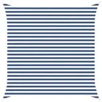 vidaXL Sonnensegel Blau und Wei&szlig; 3,6 x 3,6 m 100 % Polyester Oxford