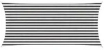 vidaXL Sonnensegel Anthrazit und Wei&szlig; 2 x 4 m HDPE