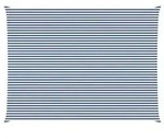 vidaXL Sonnensegel Blau und Wei&szlig; 8 x 6 m 100 % Polyester Oxford
