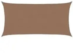 vidaXL Sonnensegel Taupe 2,5 x 6 m HDPE