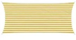 vidaXL Sonnensegel Gelb und Wei&szlig; 2 x 4 m HDPE