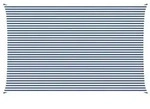 vidaXL Sonnensegel Blau und Wei&szlig; 8 x 5 m 100 % Polyester Oxford
