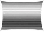 vidaXL Sonnensegel Anthrazit und Wei&szlig; 3,5 x 4,5 m HDPE