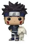 Naruto POP! Animation Vinyl Figur Kiba wAkamaru 9 cm