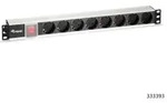 Equip 19 Steckdosenleiste CEE7/7 90&deg;->8xSchuko+Switch Alu. Multimedia-Technik