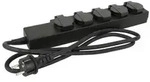 DAP Multisocket Schuko 5-way 3x 1.5 mm2 1.5 m