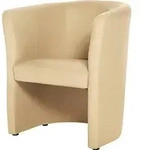 Sessel Kunstleder 690x770x630mm beige