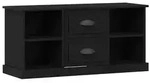 vidaXL TV-Schr&auml;nk Schwarz Eichen-Optik 99,5 x 35,5 x 48 cm