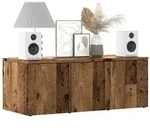 vidaXL TV-Schrank Altholz-Optik 80x34x30 cm Holzwerkstoff