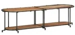 vidaXL TV-Regal 160x42x40 cm Massivholz Akazie