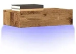 vidaXL TV-Schr&auml;nke mit LED-Leuchten 2 Stk. Altholz-Optik 60x35x15,5 cm