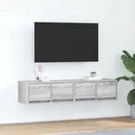 vidaXL TV-Schr&auml;nke 2 Stk. Grau Sonoma 60x31x25,5 cm Holzwerkstoff