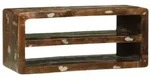 vidaXL TV-Schrank 80x32x36 cm Massivholz Altholz